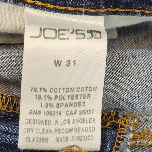 Basic Normcore Skinny Slim Denim Medium Washed Blue Cotton Jeans Womens Joes W31 - Picture 8 of 9